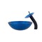 Novatto VERDAZZURRO Glass Vessel Bathroom Sink Set, Oil Rubbed Bronze NSFC-S132001ORB - alternate 2
